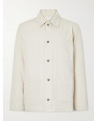 A.P.C. - Cotton-Twill Overshirt - Lyst