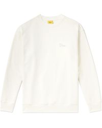 Dime - Logo-embroidered Cotton-jersey Sweatshirt - Lyst