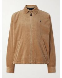 Polo Ralph Lauren - Cotton-Corduroy Bomber Jacket - Lyst