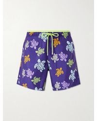 Vilebrequin - Moka Straight-Leg Mid-Length Printed Econyl Swim Shorts - Lyst