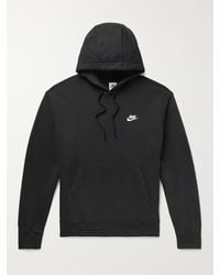 Nike - Sportswear Club Logo-embroidered Cotton-blend Jersey Hoodie - Lyst