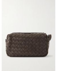 Officine Creative - Armour 014 Woven Leather Wash Bag - Lyst
