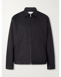 NN07 - Petrus 1420 Organic Stretch-Cotton Satin Jacket - Lyst