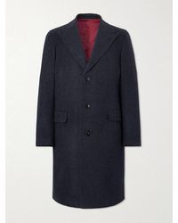 Canali - Nuvola Wool And Cashmere-Blend Coat - Lyst