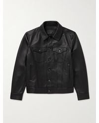 MR P. - Full-Grain Leather Trucker Jacket - Lyst