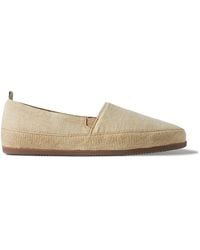 Mulo - Garment-dyed Linen Espadrilles - Lyst