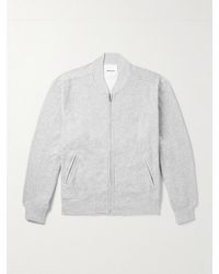 Isabel Marant - Logo-Embroidered Organic Cotton-Blend Jersey Zip-Up Sweatshirt - Lyst