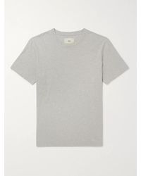 Folk Assembly Mélange Cotton-jersey T-shirt - Grey