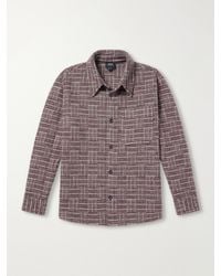 A.P.C. - Baptiste Merino Wool Overshirt - Lyst