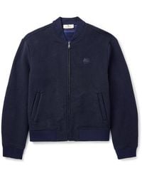 Etro - Logo-Embroidered Wool-Blend Bomber Jacket - Lyst