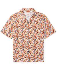 Missoni - Camp-collar Printed Woven Shirt - Lyst