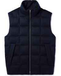 Loro Piana - Tuul Suede-trimmed Quilted Storm System® Cashmere Down Gilet - Lyst