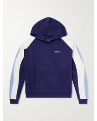 NAHMIAS - Ollie Logo-Embroidered Cotton-Jersey Hoodie - Lyst