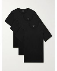 Calvin Klein - Three-pack Cotton-jersey T-shirts - Lyst