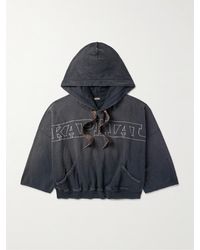 Kapital - Oversized Logo-Embroidered Cotton-Jersey Hoodie - Lyst