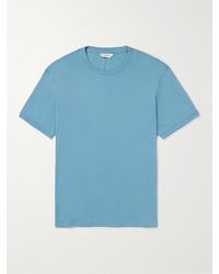Club Monaco - Refined T-Shirt aus Jersey aus mercerisierter Baumwolle - Lyst