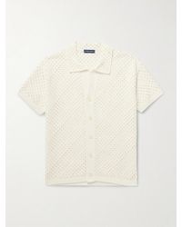 Frescobol Carioca - Pinto Crocheted Cotton Shirt - Lyst