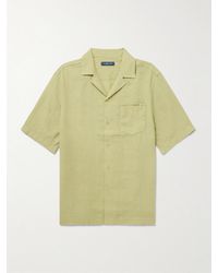 Frescobol Carioca - Angelo Camp-collar Linen Shirt - Lyst