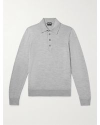 Tom Ford - Slim-fit Wool Polo Shirt - Lyst