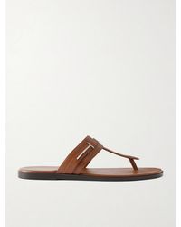 Tom Ford - Brighton Leather Sandals - Lyst
