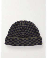 A Kind Of Guise - Ajedrez Checkerboard Alpaca And Merino Wool-Blend Beanie - Lyst