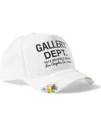GALLERY DEPT. - Workshop Paint-splattered Logo-print Canvas And Mesh Trucker Cap - Lyst