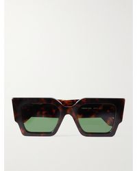 Off-White c/o Virgil Abloh - Catalina Square-frame Tortoiseshell Acetate Sunglasses - Lyst
