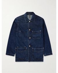Drake's - Selvedge Denim Jacket - Lyst