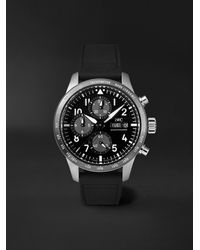 IWC Schaffhausen - Pilot's Watch Automatic Chronograph Amg Titanium Watch, Ref. Iw388305 - Lyst