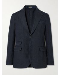 Massimo Alba - Catch2 Sakko aus Leinen - Lyst
