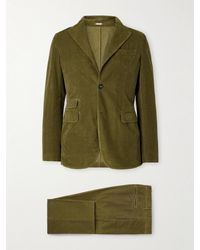 Massimo Alba - Sand Unstructured Cotton-Corduroy Suit - Lyst