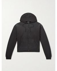 AURALEE - Product Dyed Pima Cotton Zip-Up Hoodie - Lyst