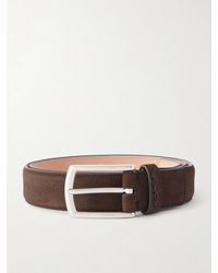 ZEGNA - 3 Cm Suede Belt - Lyst