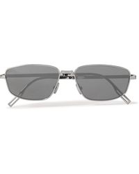 Dior - Dior90 S1u Rectangular-frame Silver-tone Sunglasses - Lyst