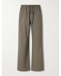 FRAME - Wide-Leg Virgin Wool Trousers - Lyst
