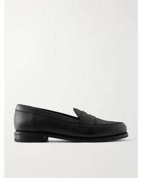 Morjas - The Ivy Suede Penny Loafers - Lyst