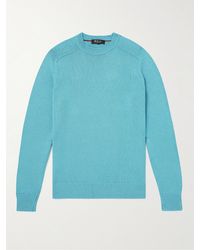 Loro Piana - Cotton And Silk-blend Sweater - Lyst