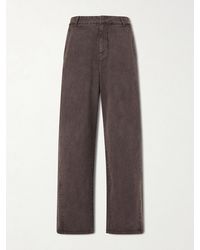 Amomento - Garment Dyed Wide-Leg Jeans - Lyst