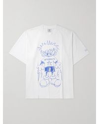Vetements - Scribbled Teen Oversized-T-Shirt aus Baumwoll-Jersey mit Logoprint - Lyst