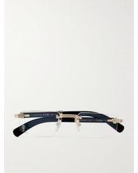 Cartier - Rectangular-Frame-Tone And Horn Optical Glasses - Lyst