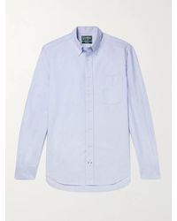 Gitman Vintage Button-down Collar Cotton Oxford Shirt - Blue