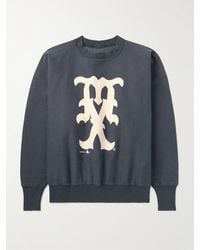 SAINT Mxxxxxx - Logo-Print Cotton-Blend Jersey Sweatshirt - Lyst