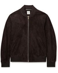 Paul Smith - Suede Bomber Jacket - Lyst