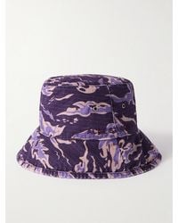 Acne Studios - Brimmo Logo-Embroidered Camouflage-Print Cotton-Ripstop Bucket Hat - Lyst