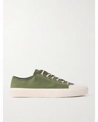 Morjas - Plimsoll Rubber-Trimmed Canvas Sneakers - Lyst