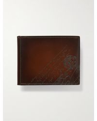 Berluti - Figure Scritto Venezia Leather Bifold Wallet With Money Clip - Lyst