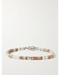 Isabel Marant - Perfectly Man Silver- And Gold-tone Beaded Bracelet - Lyst