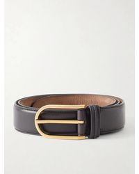 ZEGNA - 3.2Cm Leather Belt - Lyst