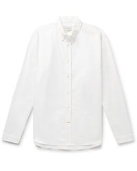 Oliver Spencer - Brook Button-down Collar Organic Cotton Shirt - Lyst