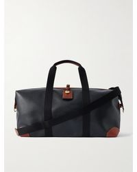 Mulberry - Leather-trimmed Eco Scotchgrain Weekend Bag - Lyst